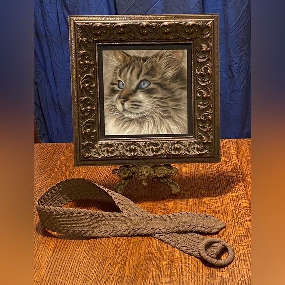 Buji Baja unusual tan fabric belt made from ribbons - Picture 1 of 10